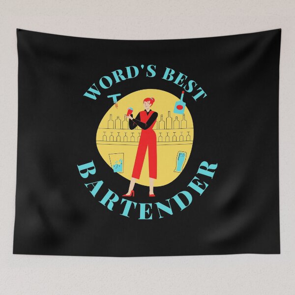 Item preview, World's Best Bartender designed and sold by Mamibo.