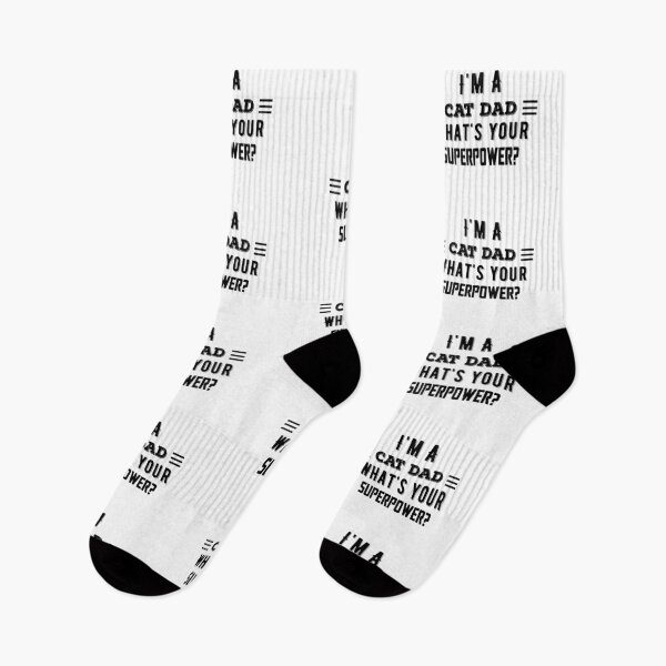 Item preview, I'm A Cat Dad What's Your Superpower? Funny Quote designed and sold by AritraSur.