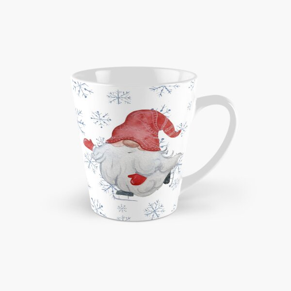 Item preview, Gnome Christmas Little Cute Red Gnome Ice Skating on Skateboard Gifts Presents designed and sold by MiscelChr.