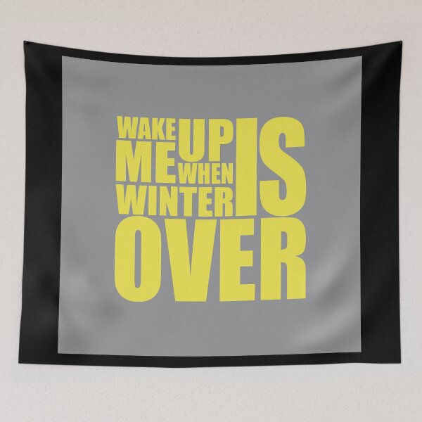 Item preview, Gift wake me up when winter is over funny quote designed and sold by ciaobebo.