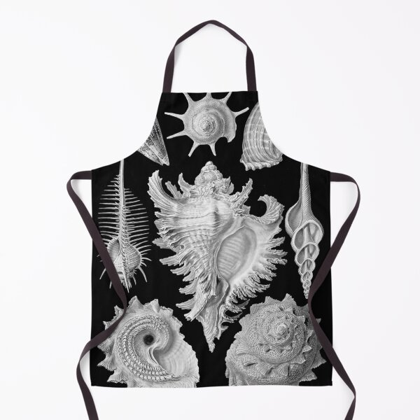 Item preview, Black and White Beach Shells designed and sold by Vintage Wall Art.