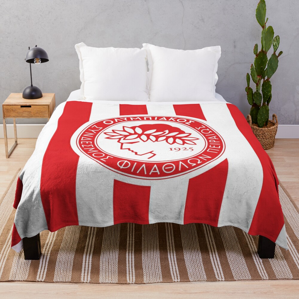Discount Sales Outlet Olympiacos Piraeus is My Love Forever Greek Football Gate 7 Throw Blanket Bl-8M5QCP8N
