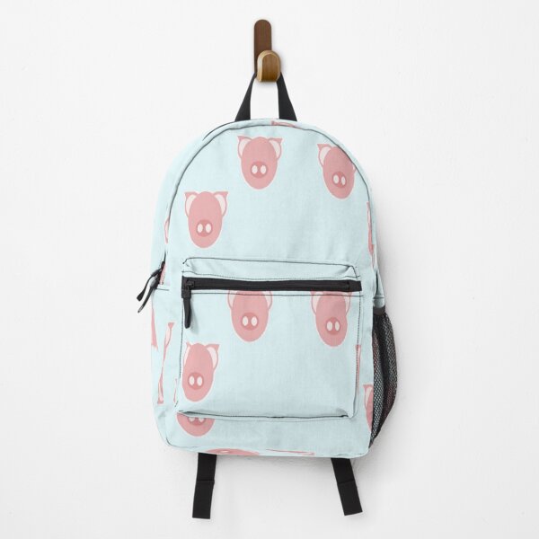 Item preview, Pink piglets on blue designed and sold by tetibright.