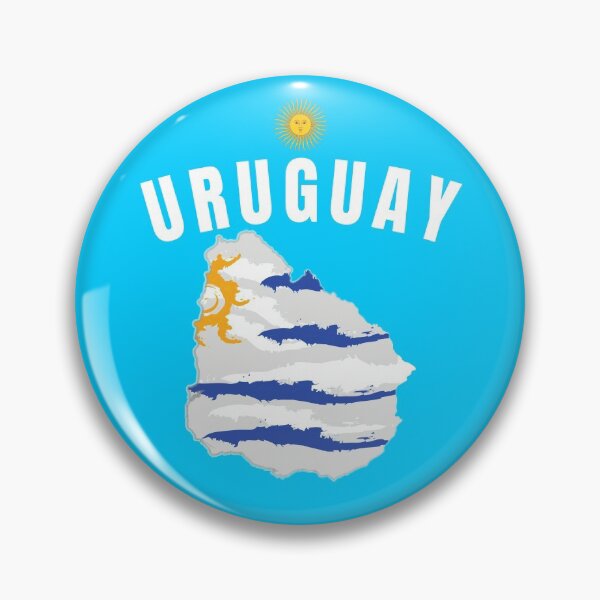 Item preview, Uruguay National Team Celeste Soccer Football Style Map designed and sold by Hoiho Adventure Shirts.