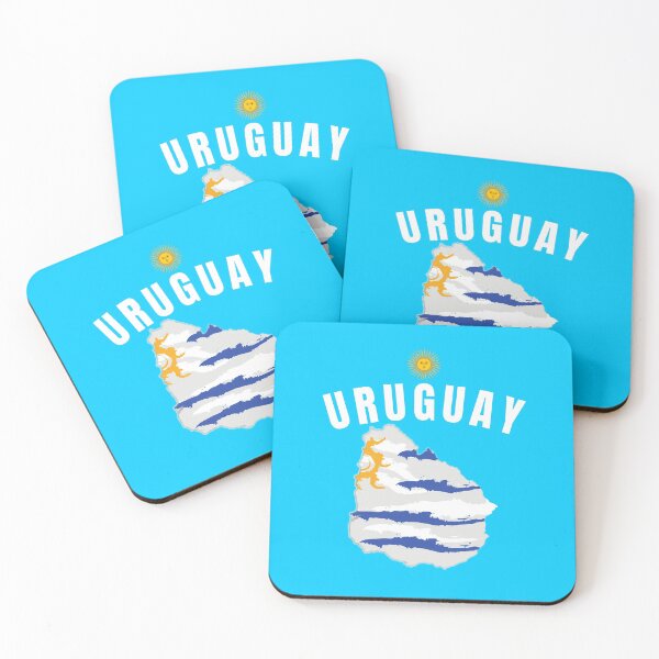 Item preview, Uruguay National Team Celeste Soccer Football Style Map designed and sold by Hoiho Adventure Shirts.