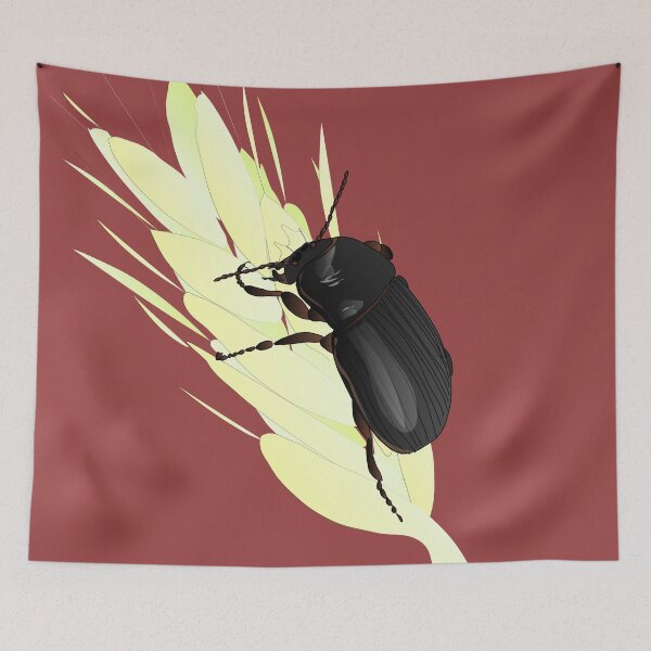 Item preview, Ground beetle insect zabrus tenebrionidae designed and sold by NatureNature.