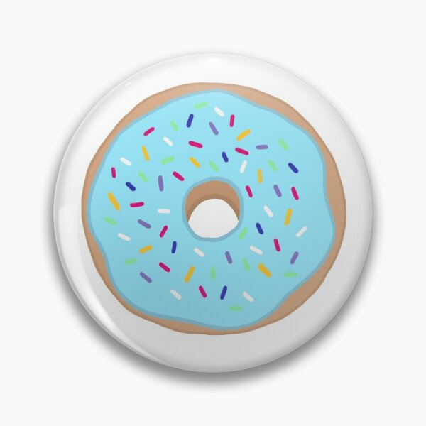 Item preview, Cute Blue Sprinkled Donut designed and sold by plaingranola.
