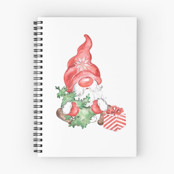 Artikelvorschau, Gnome Christmas Little Cute Red Gnome sitzt mit Geschenken Geschenke entworfen und verkauft von MiscelChr.