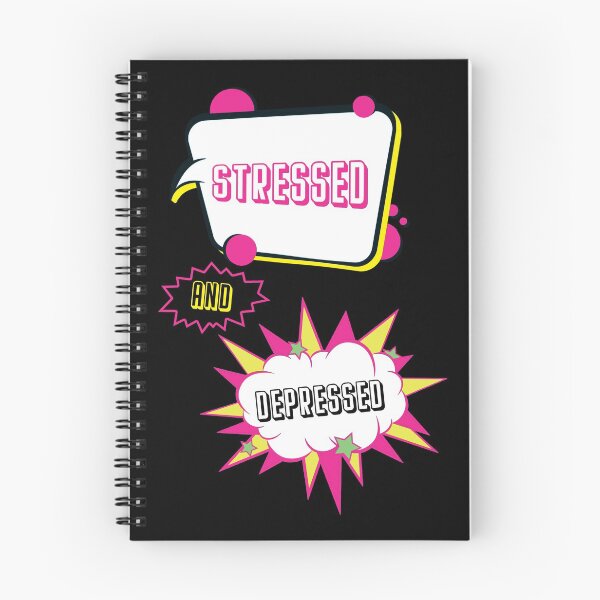 Item preview, Stressed and Depressed, Bubble speech designed and sold by stickmeok.