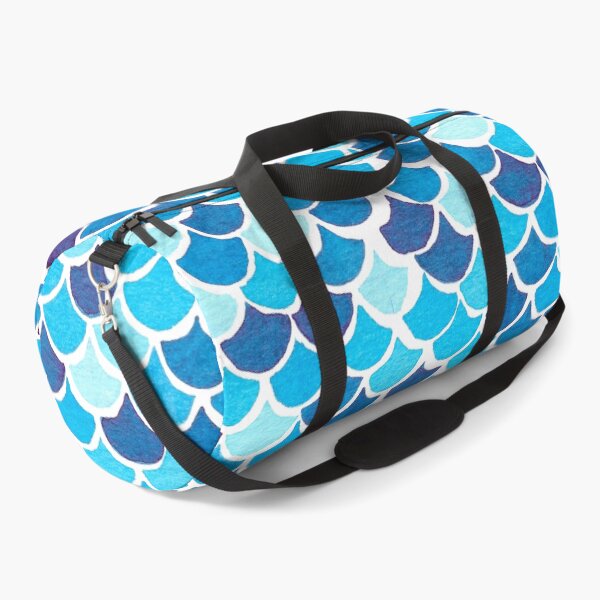 Item preview, Watercolor Mermaid Scales - Blue designed and sold by monitdesign.