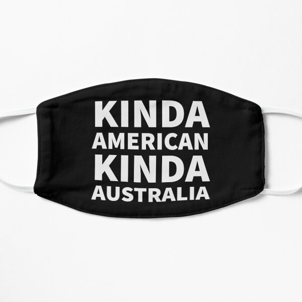 Vintage Kinda America Kinda Australia Flat Mask