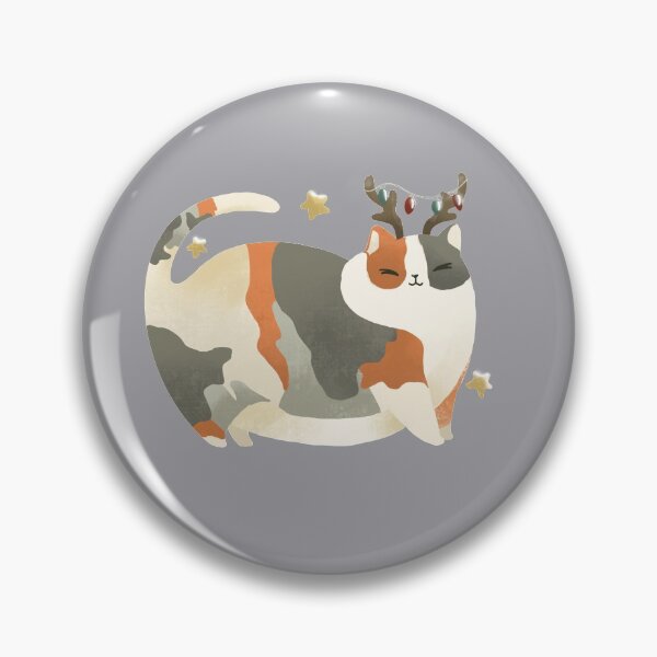 Item preview, Christmas Reindeer Cat  designed and sold by shopfindingbeni.
