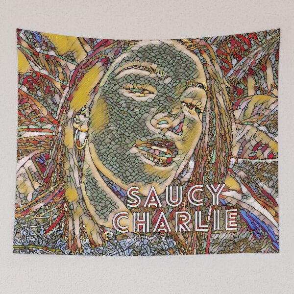 Item preview, Saucy Charlie Stained Glass designed and sold by Kadeda.