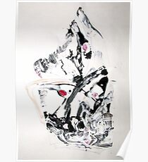 The Moving Finger - Original Wall Modern Abstract Art Painting Poster
