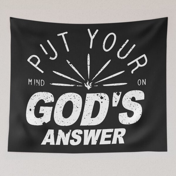 Item preview, Put your mind on god's answer designed and sold by Mande Arts.