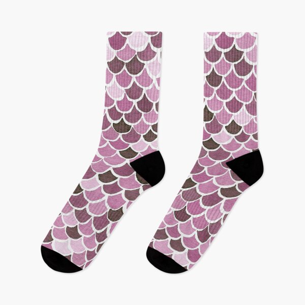 Item preview, Escamas de sirena en acuarela - Rosa polvorienta rosa designed and sold by monitdesign.