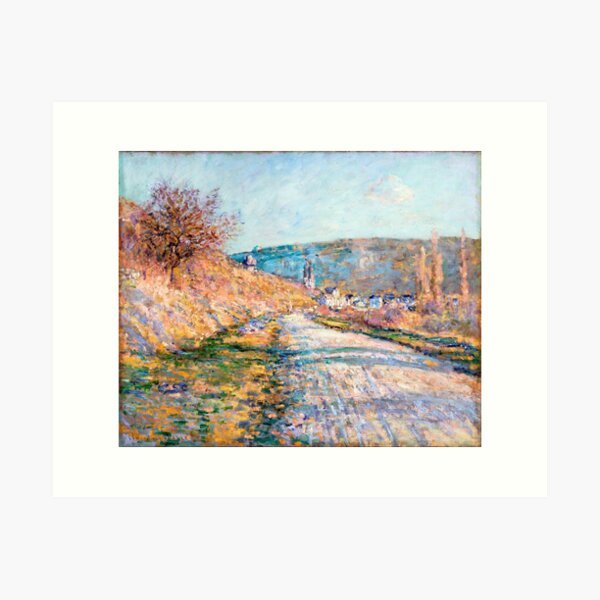Item preview, 1879-Claude Monet-The Road to Vétheuil-23 x 28 designed and sold by paulrommer.