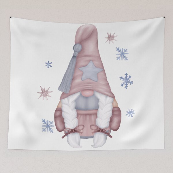 Item preview, Gnome Christmas Little Cute Red Snow Gnome designed and sold by MiscelChr.