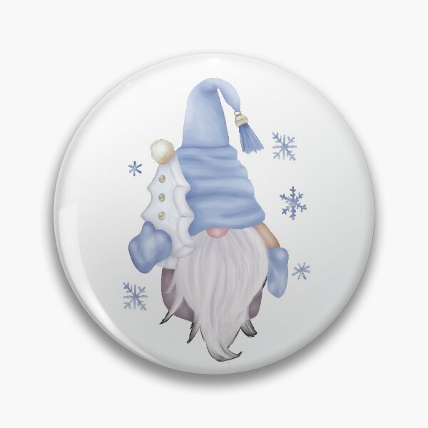 Item preview, Gnome Christmas Little Cute Blue Snow Gnome designed and sold by MiscelChr.