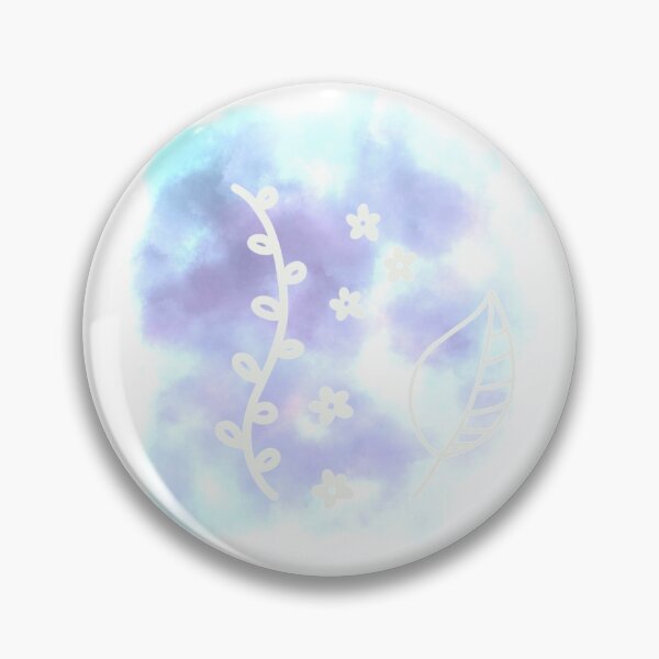 Item preview, Blue and Purple Watercolour flowers and plants designed and sold by plaingranola.