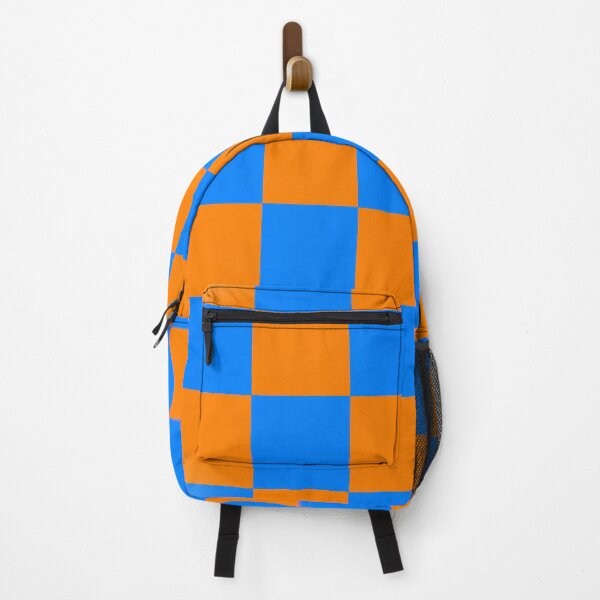 Item preview, Orange And Blue Checkerboard Pattern designed and sold by Mary Riley.