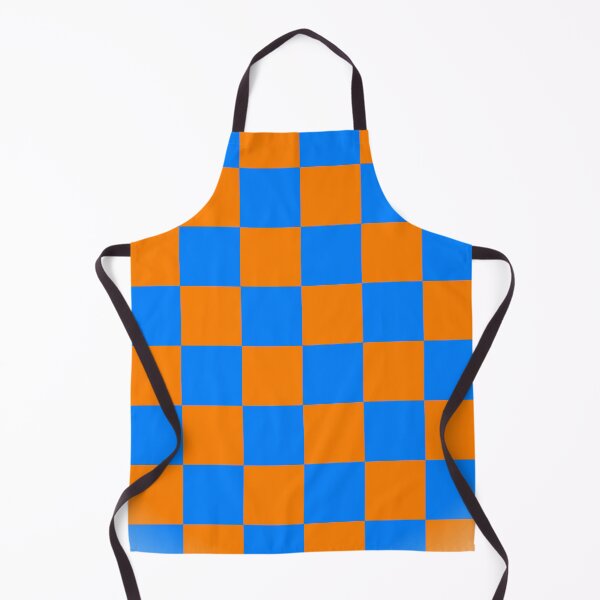 Item preview, Orange And Blue Checkerboard Pattern designed and sold by Mary Riley.