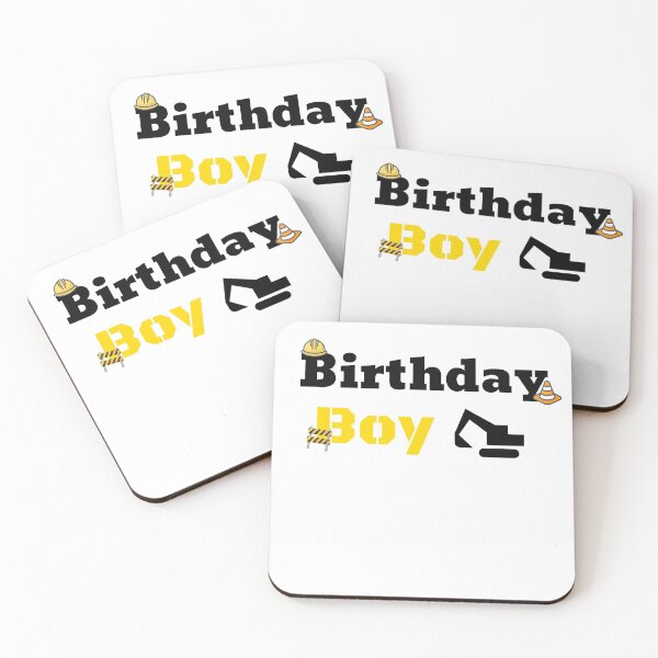 Item preview, Construction  birthday boy designed and sold by MoohAs.