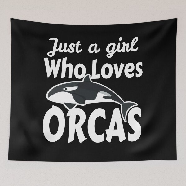 Item preview, Just a Girl Who Loves Orcas Great Gift for Orcas Lovers designed and sold by Dexter Freeman.