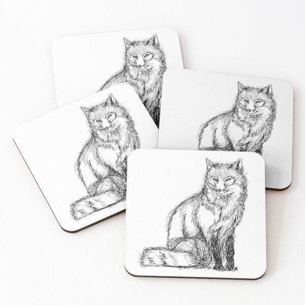 Item preview, Cute Hand Drawn Fox designed and sold by Cute  Pawz.