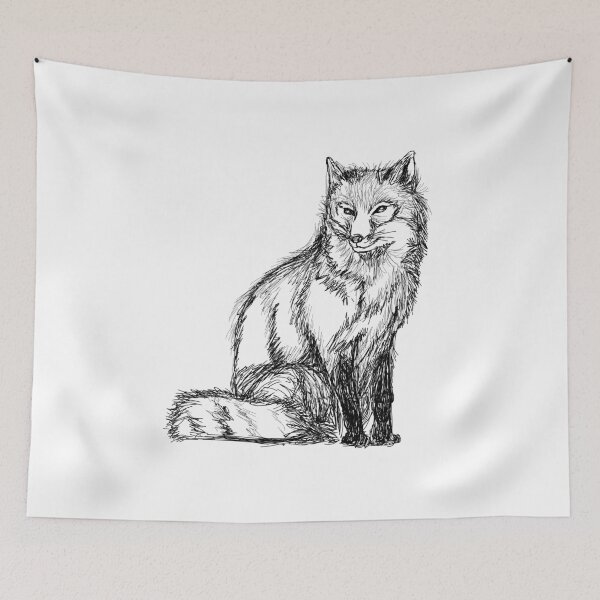 Item preview, Cute Hand Drawn Fox designed and sold by Cute  Pawz.