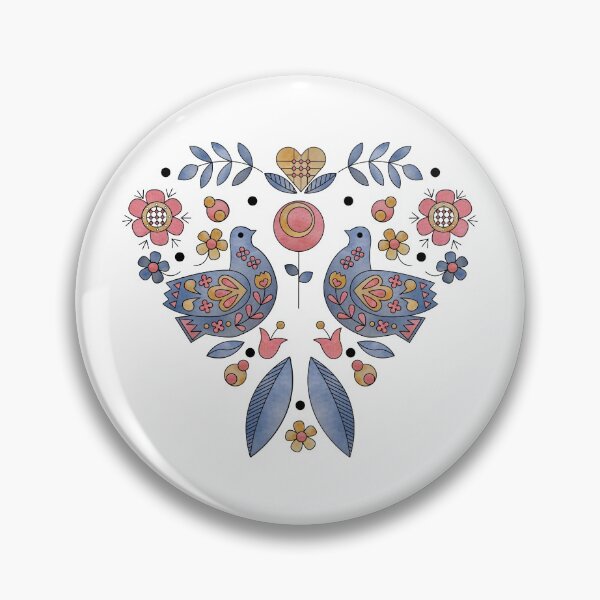 Item preview, Scandinavian Folklore bird designed and sold by LotusArtStudio.