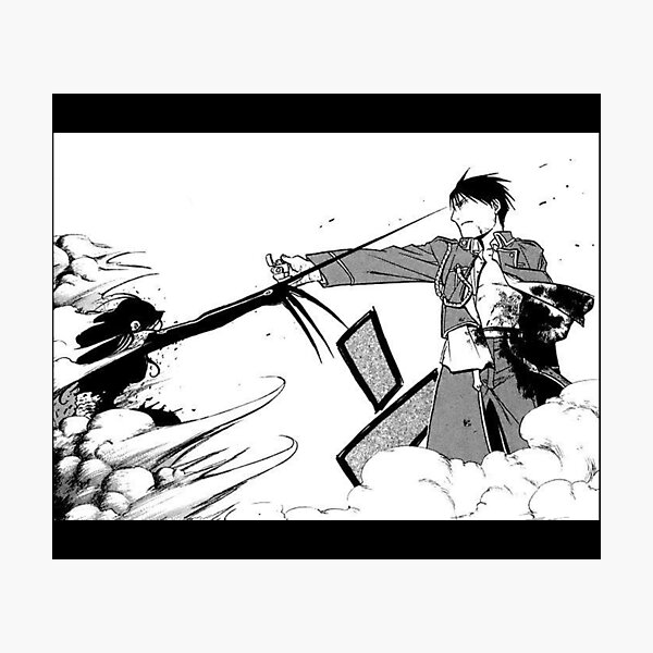 Roy Mustang vs Lust Photographic Print
