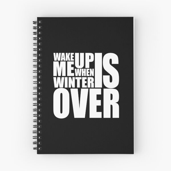 Item preview, Gift wake me up when winter is over funny quote designed and sold by ciaobebo.