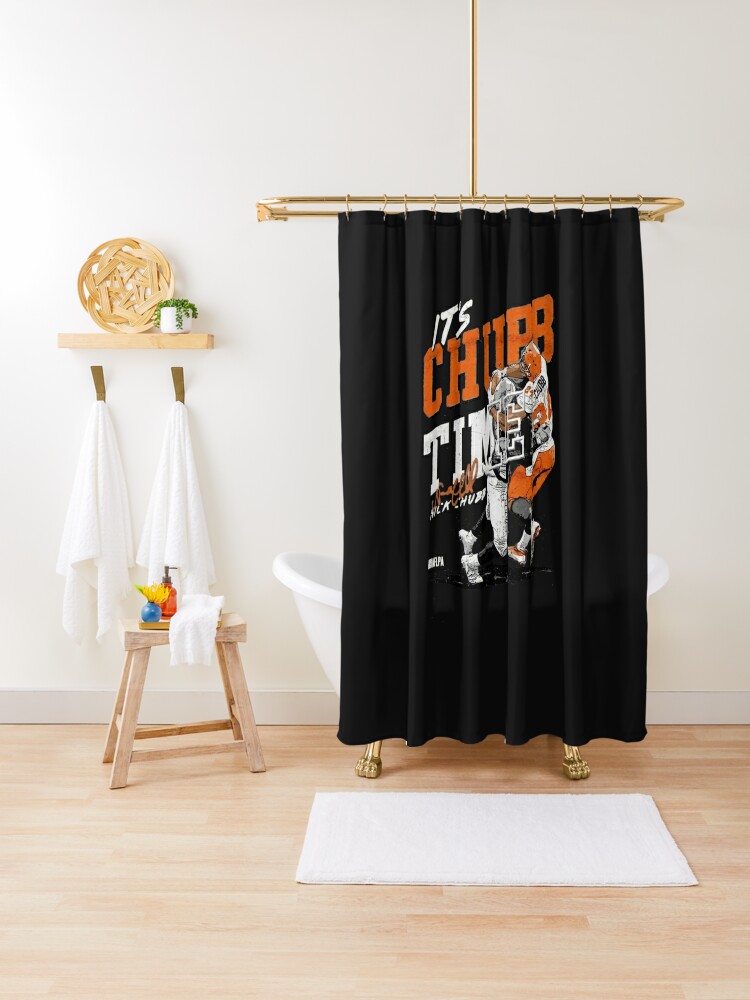 It's Nick Chubb time for Cleveland Browns fans' Shower Curtain for