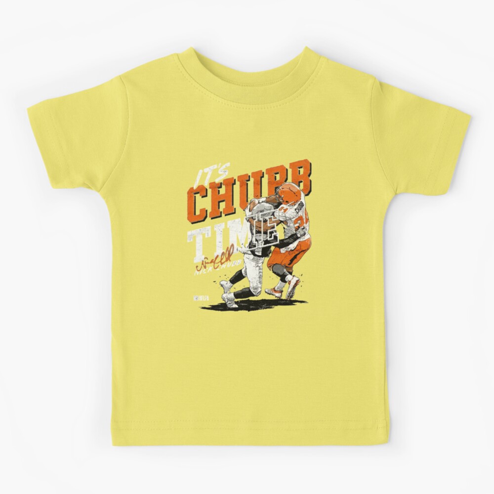 It's Nick Chubb time for Cleveland Browns fans Kids T-Shirt for