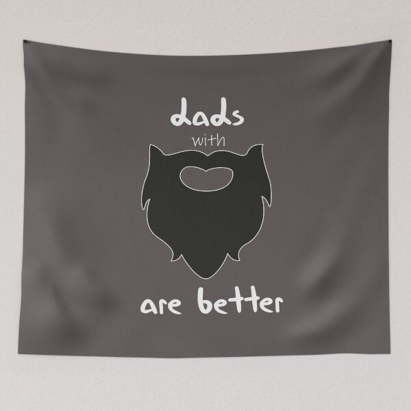 Item preview, Dads With Beards Are Better Funny Quote designed and sold by MerchSpot.