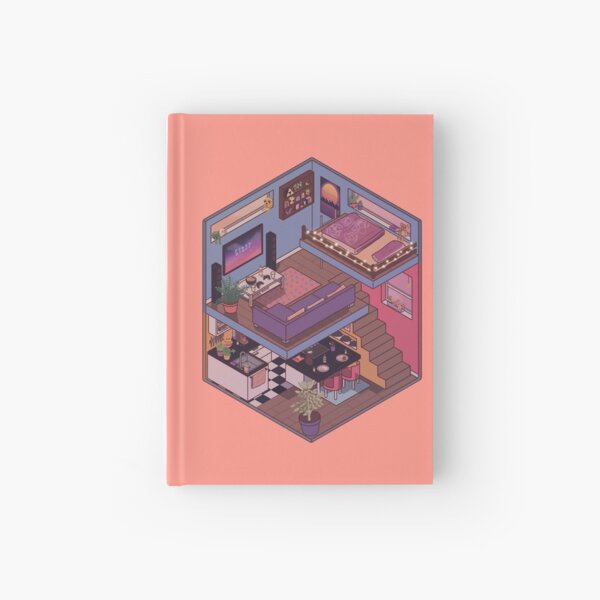 Small Apartment with Cute Kitchen Corner Hardcover Journal