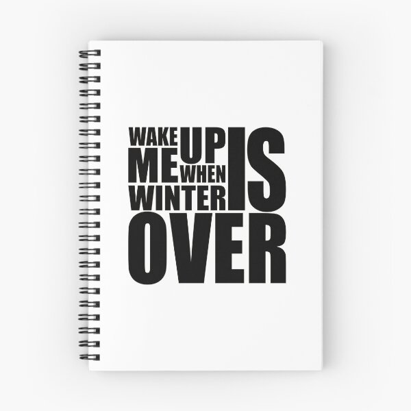 Item preview, Gift wake me up when winter is over funny quote designed and sold by ciaobebo.