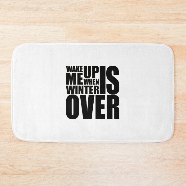 Item preview, Gift wake me up when winter is over funny quote designed and sold by ciaobebo.