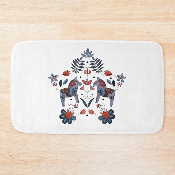 Item preview, Scandinavian Folklore Dala Horse designed and sold by LotusArtStudio.