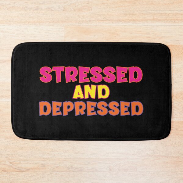 Item preview, Stressed and Depressed, Retro designed and sold by stickmeok.