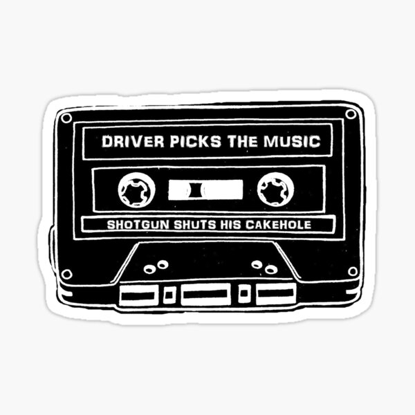 Driver Picks the Music - Supernatural - Sticker