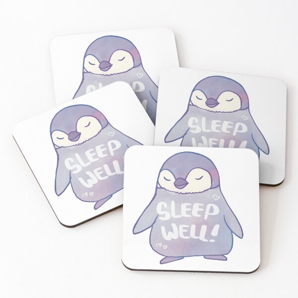 Item preview, Cute Baby Emperor Penguin Sleep Well designed and sold by SwaDesign.