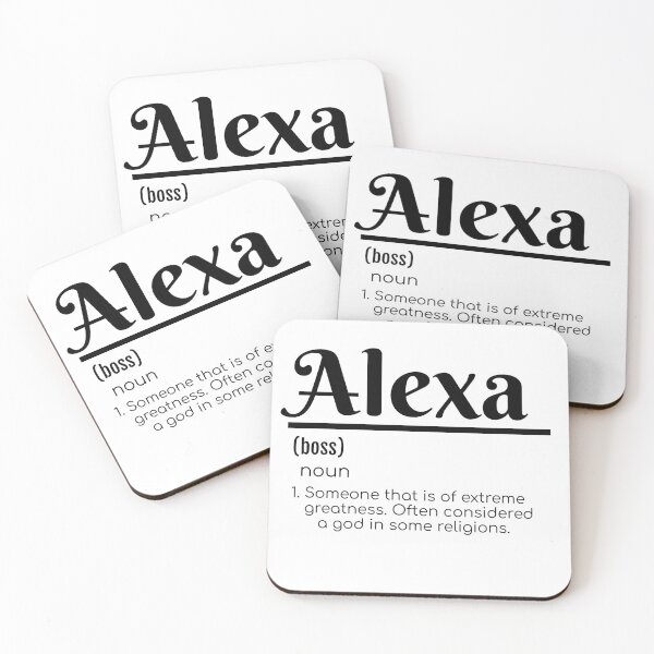 Item preview, Alexa Definition Cute Personalized Name Gift For Alexa  designed and sold by MoohAs.