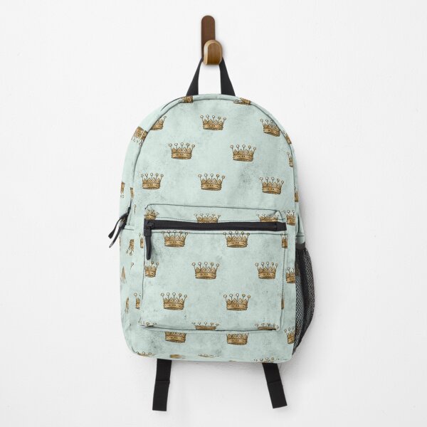 Item preview, Gold crown on a light green texture designed and sold by AnnieHochmann.