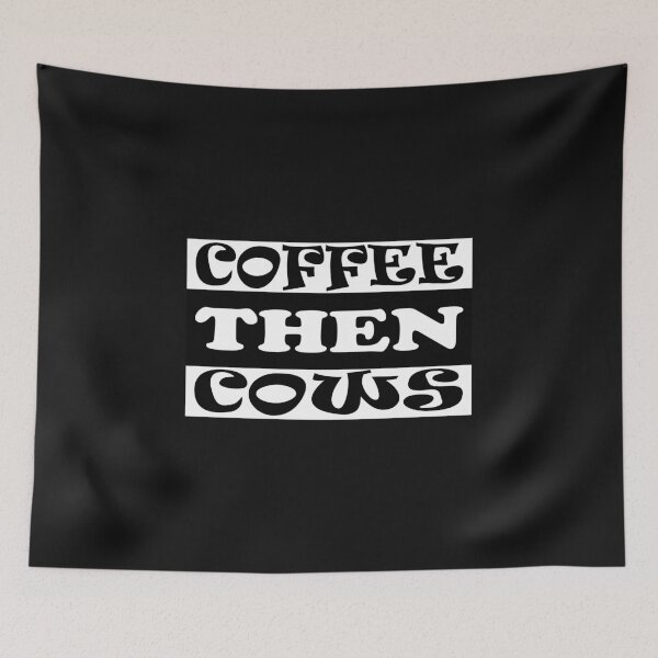 Item preview, Coffee Then Cows Essential Classic Design designed and sold by Glike.