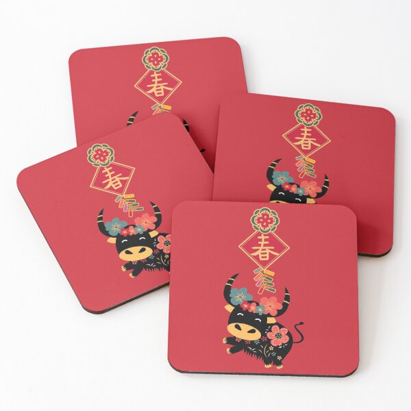 Item preview, Happy Chinese New Year of the Ox 2021 designed and sold by Lulupainting.