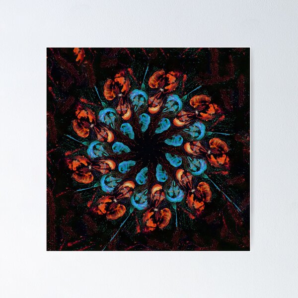 Item preview, STP Screen Transfer Process - 680 - WDVMM - 1040 - Warrior Repeat Mandala 1 04 designed and sold by WetdryvacRB01.