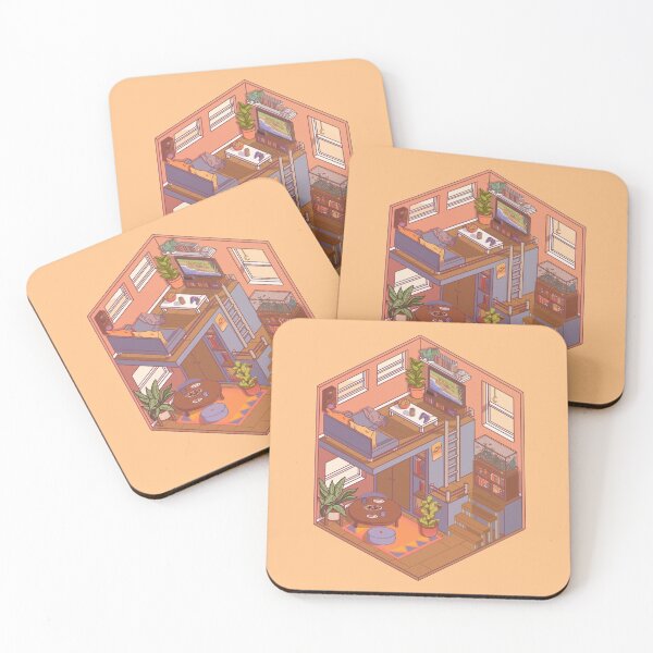 Item preview, Small Isometric Apartment designed and sold by Cool Cat With Hat  Art.