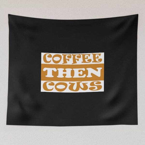 Item preview, Coffee Then Cows Essential Classic Design designed and sold by Glike.